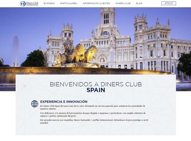 Diners club spain nueva web