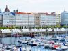 A CORUÑA. Mirando al mar Coruña galerías de la Marina desde Palexco