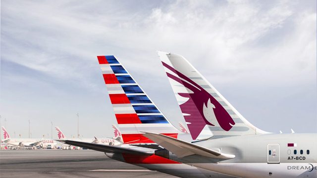 Qatar Airways código compartido American Airlines