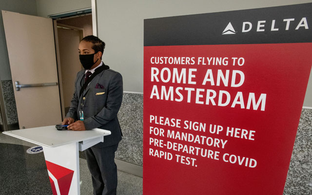 Delta Air Lines_check in covid