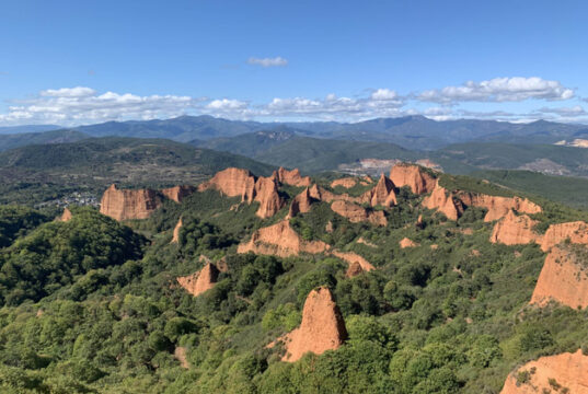 EL BIERZO. En busca del tiempo perdido Las Médulas_panorámica