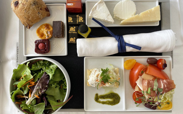 Bandeja menú avión