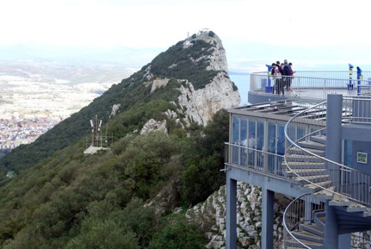 GIBRALTAR. El último bastión Estación alta del teleférico