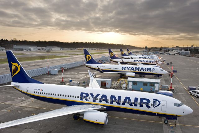Ryanair, aviones