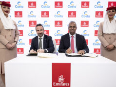 Emirates y Costa Cruceros extienden su alianza estratégica en conectividad hasta 2027 Emirates - Costa Cruceros