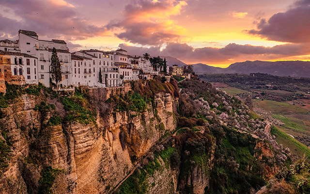 Casas colgantes Ronda, casas colgantes